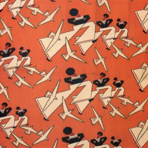 Dress fabric. Roller-printed cotton. Calico Printers’ Association, Manchester, 1934.